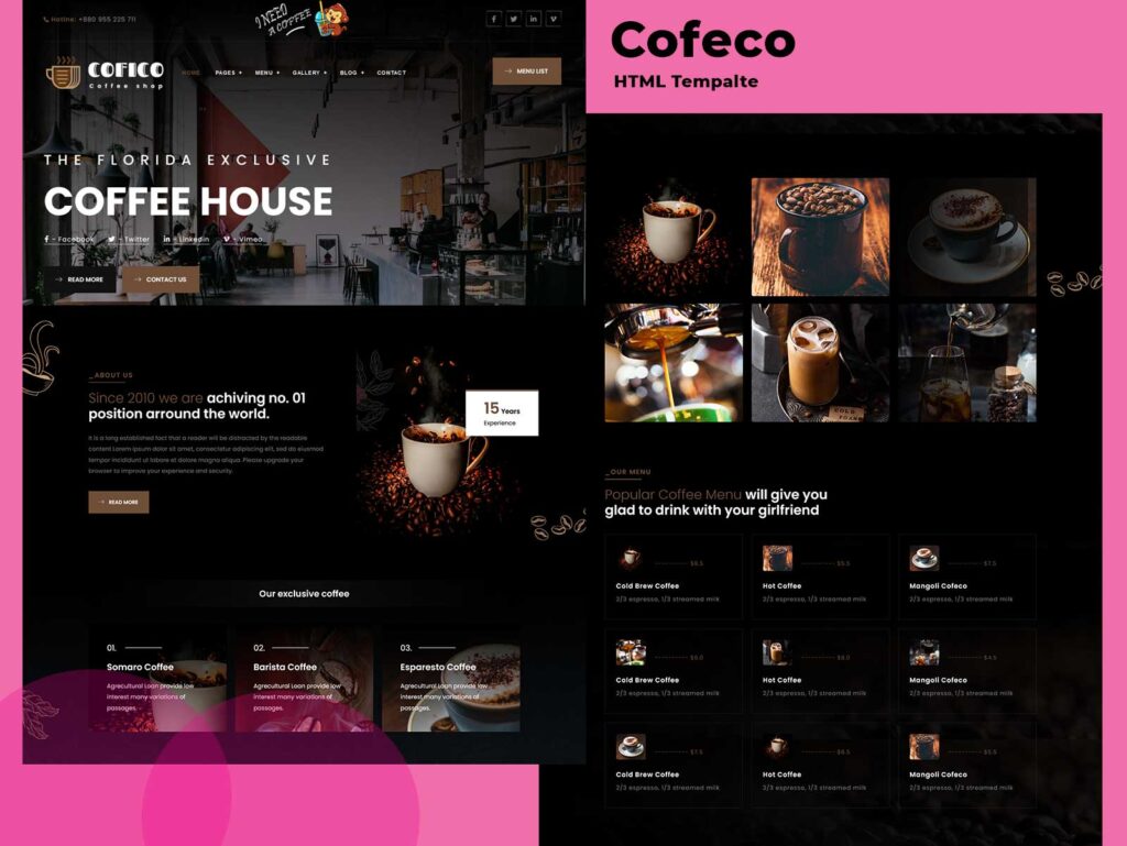 coffee - coffee shop template